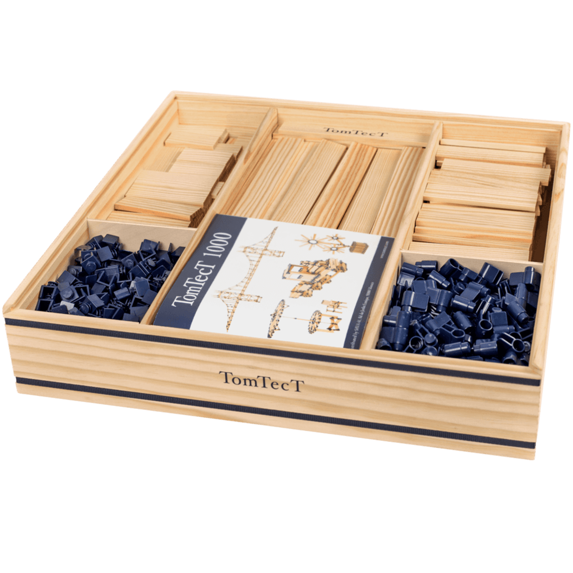 1000 Box 是 Tom van der Bruggen 的最新作品,在 2015 年坎城國際遊戲節期間進行了預覽。 它包括 368 個木製元件、140 個小夾子、200 個大夾子、300 個雙夾子和 2 本小冊子。 #TomTecT #Fantaskid #TomTech 1000