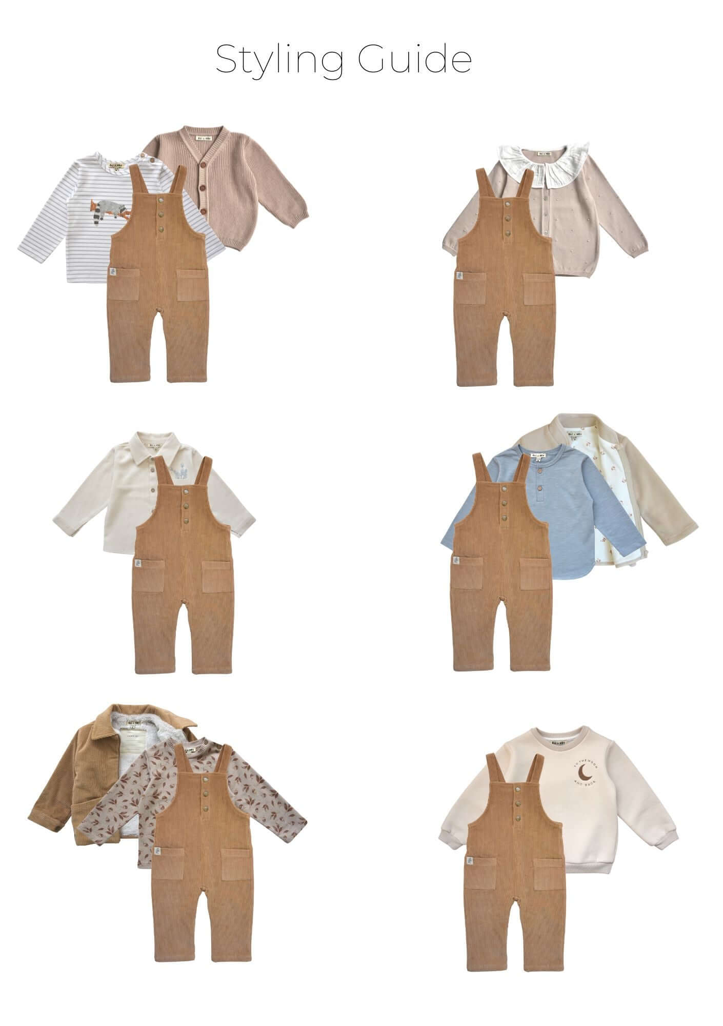 Gaston Overalls - Brown