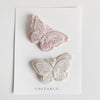 Tullia Butterfly Clip (White)- Chléa & Co