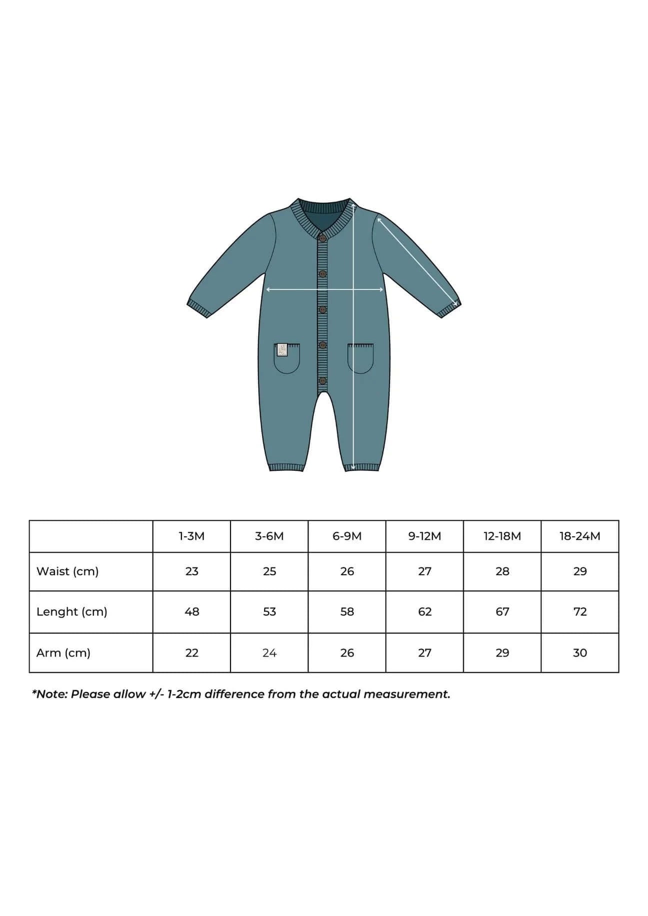 Ines Jumpsuit - Blue