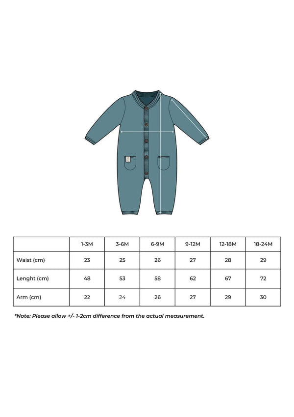 Ines Jumpsuit - Blue