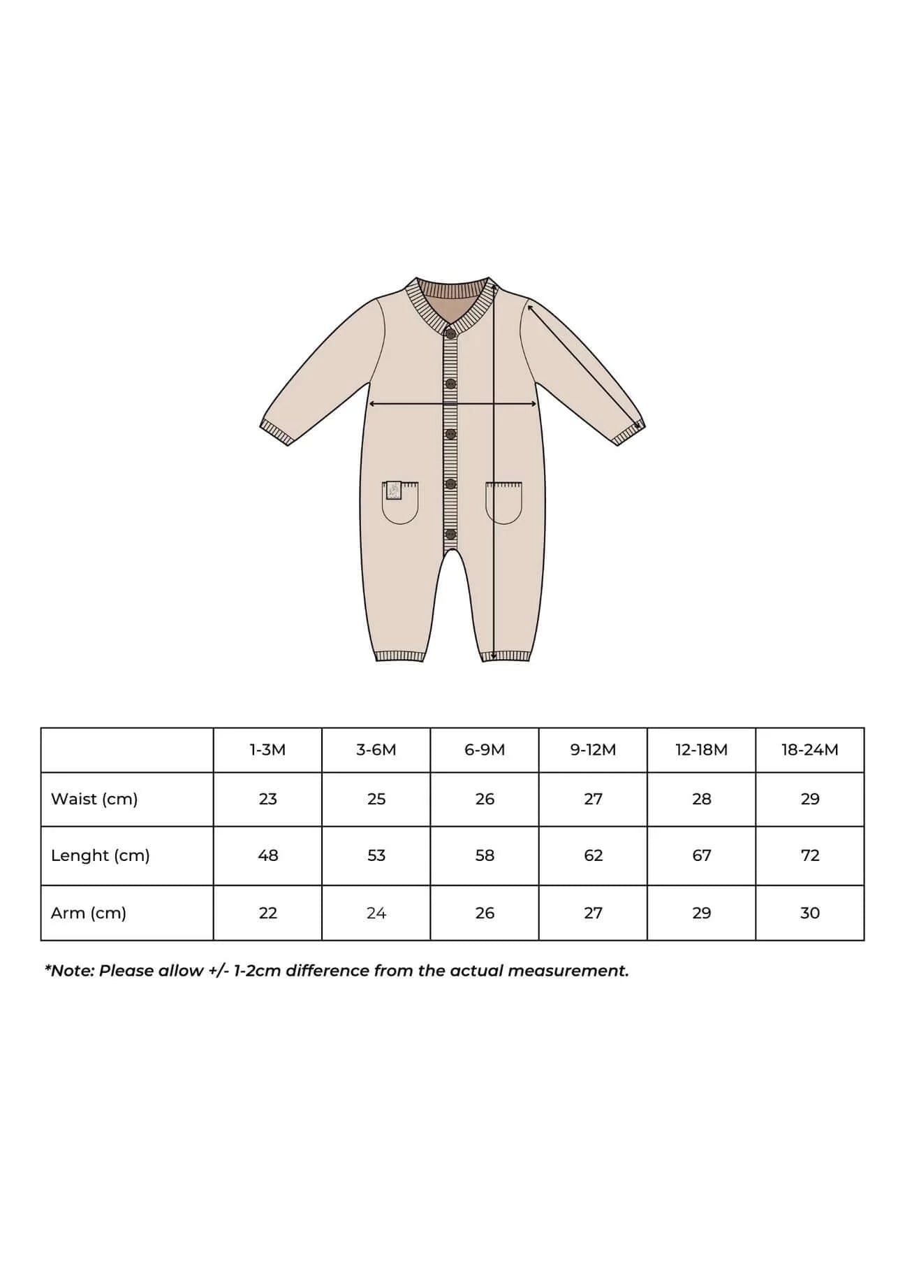 Ines Jumpsuit - Sand