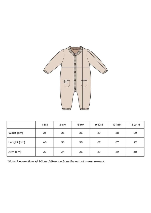 Ines Jumpsuit - Sand