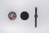 "YOT"來自"TOY"的倒寫 象徵著二手玩具的再生利用 透過資源循環 讓指針一圈一圈走向未來 時時鐫刻溫馨時光 「YOT WATCH」是一系列來自玩具重生的腕錶 錶殼由回收玩具轉化成再生樹脂製作而成 色彩繽紛且質感十足，簡約時尚成為各種風格 服飾的首選。YOT WATCH不僅是一支手錶 更是一個時尚配件 #Fantaskid #YOT WATCH #40mm Black Watch