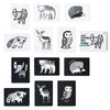 Wee gallery 最熱賣的商品之一,精緻的手繪原創插畫可以讓寶貝們在嬰兒階段就接觸如此具有藝術感的黑白插畫風格。 從一開始,這些藝術卡片就開始發展嬰兒的視覺感知。這套卡片中的六種可愛的動物包括狐狸、刺猬、浣熊、鹿、老鼠和啄木鳥。 #Fantaskid #Wee Gallery #嬰兒藝術卡片 #Art Cards For Baby #Woodland Collection