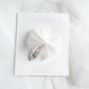 Aurora | Tulle Bow Hair Clip (White)
