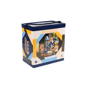 KAPLA 120 盒子包含 120 塊木板，其中包括 30 塊彩色木板。 小盒子大顏色！這是用不同種類的顏色來完善您的 KAPLA 系列並為您的結構增添對比的完美方式！我們所有的顏色都是食品級的，對小孩來說是安全的。#KAPLA #Fantaskid #KAPLA Box 120 #Light Blue, Yellow & Green