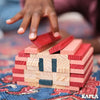 KAPLA 120 盒子包含 120 塊木板，其中包括 30 塊彩色木板。 小盒子大顏色！這是用不同種類的顏色來完善您的 KAPLA 系列並為您的結構增添對比的完美方式！我們所有的顏色都是食品級的，對小孩來說是安全的。#KAPLA #Fantaskid #KAPLA Box 120 #Dark Blue, Pink & Red