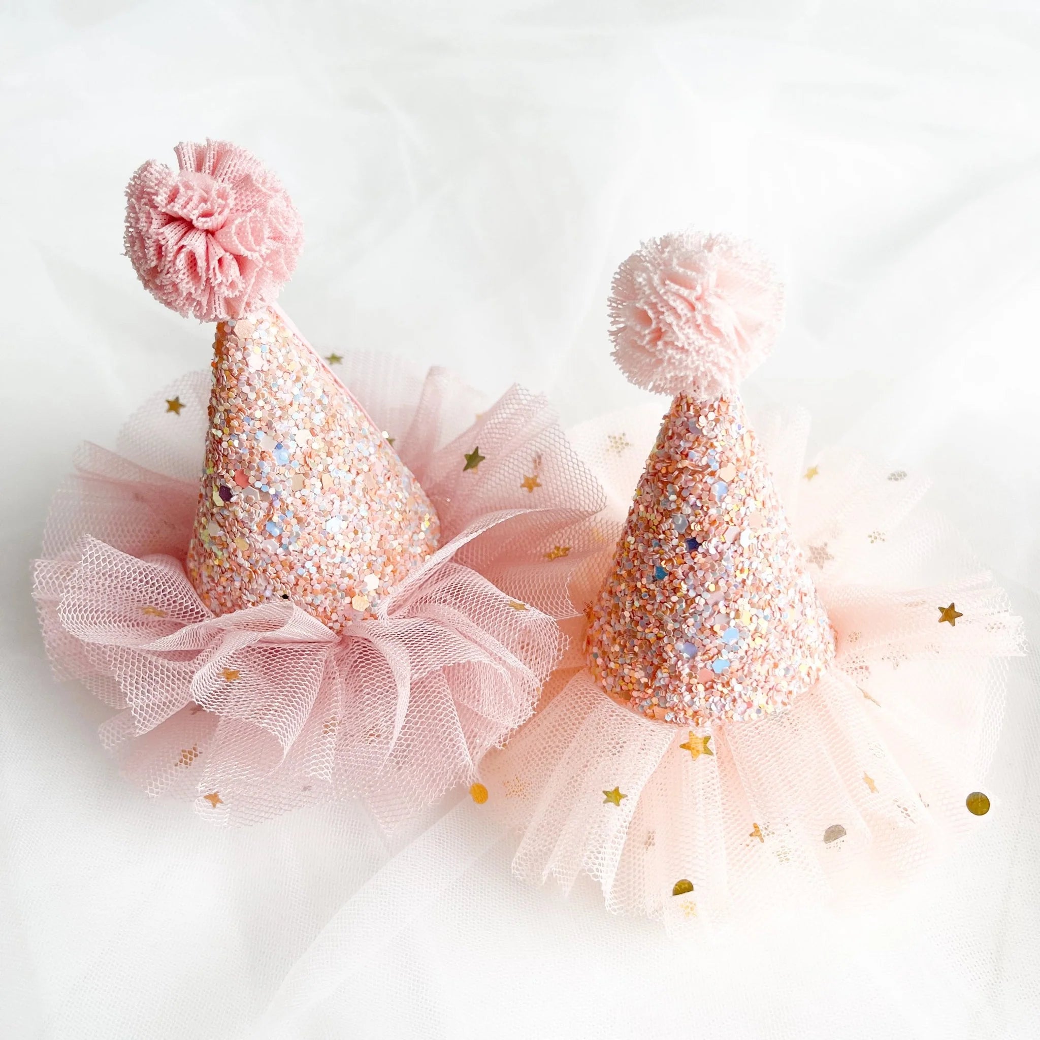 Birthday Hat | Tulle Bow Clip