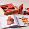 KAPLA Book and Colours (Orange & Red)