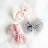 Fairy Tulle Bow Clip | Hair Clip (Silver)