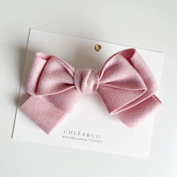Livenna Felt Bow 毛氈蝴蝶結髮夾
