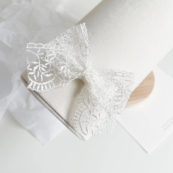 Livia Lace Bow Headband 蕾絲嬰兒髮帶