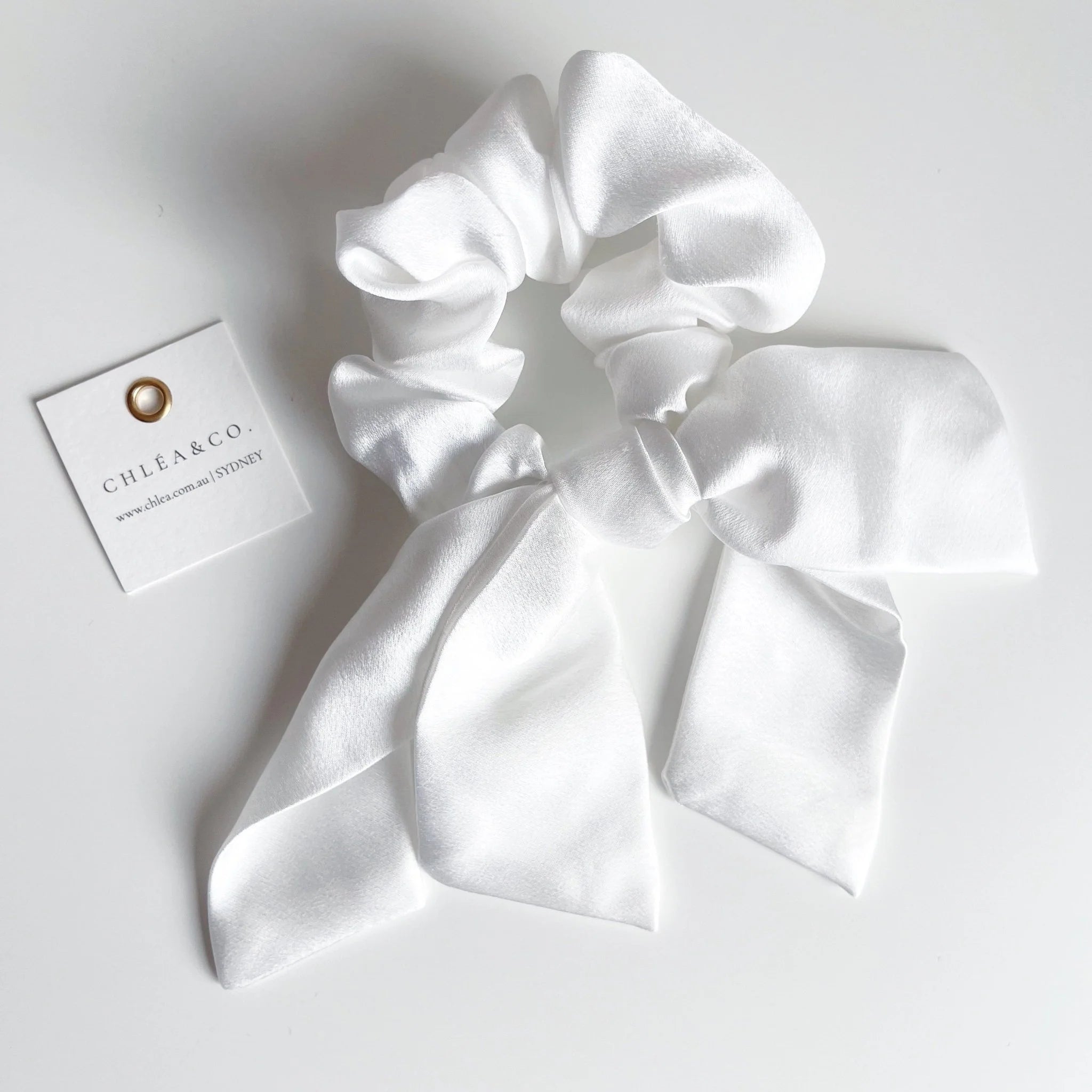 Long Tail Satin Scrunchie 親子手工大蝴蝶結髮圈