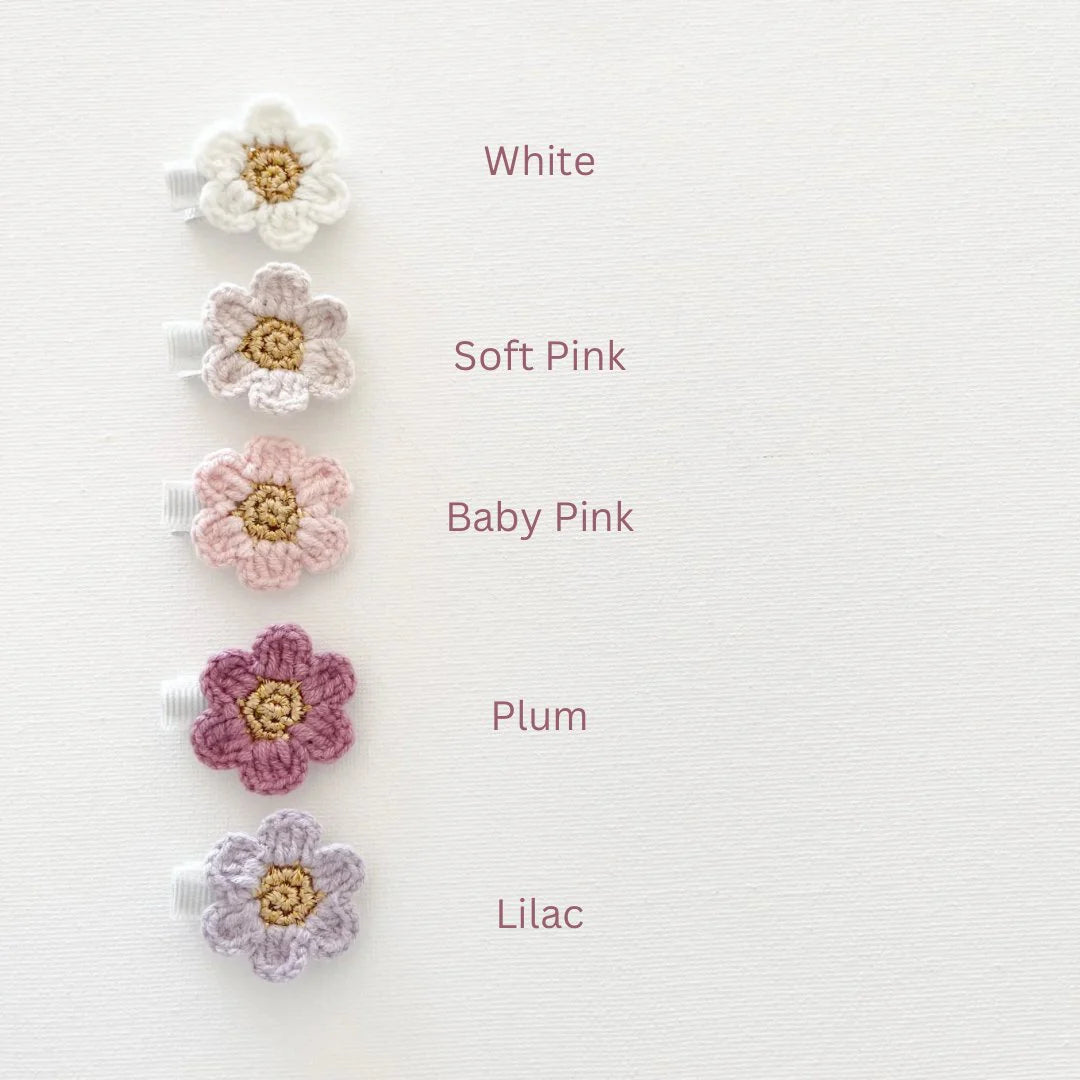 櫻花手工編織髮夾 (Lilac) - Chléa & Co