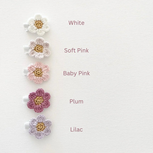 櫻花手工編織髮夾 (Lilac) - Chléa & Co