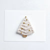 Rose Christmas Tree | Crochet Hair Clip