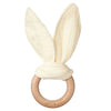 褶皺小兔子耳朵木環固齒器 (Natural) Ali+Oli Ali+Oli