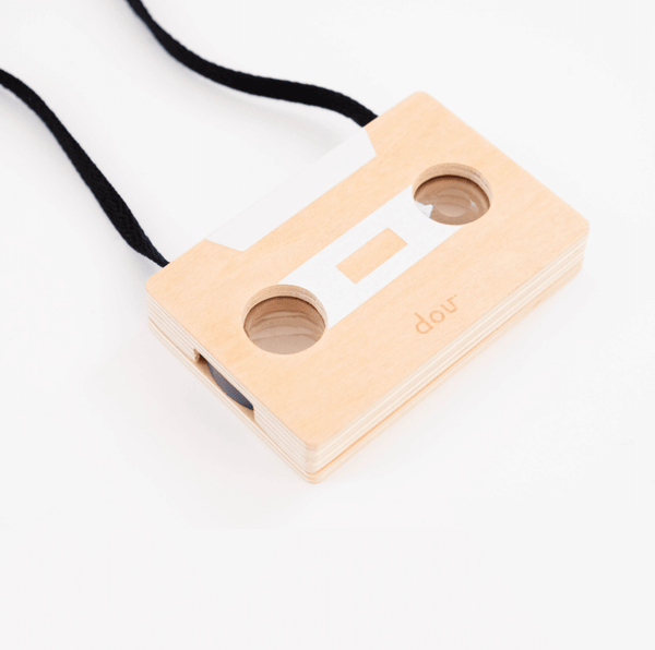 磁帶造型萬花筒木製玩具 dou? Dou-Toys