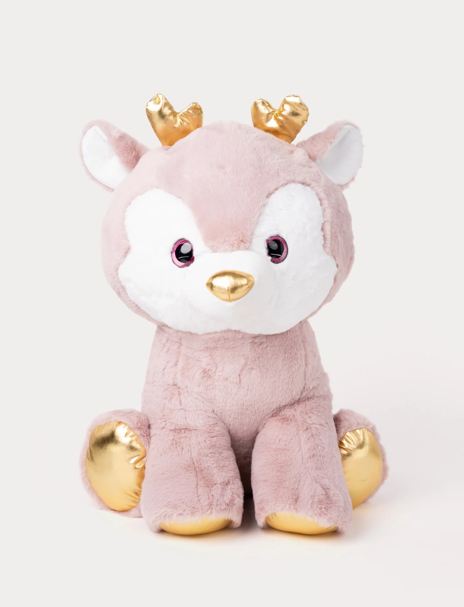 瑞典 Teddykompaniet - Ronja, Deer, Large 65cm 夢幻玫瑰粉梅花鹿（預購中）