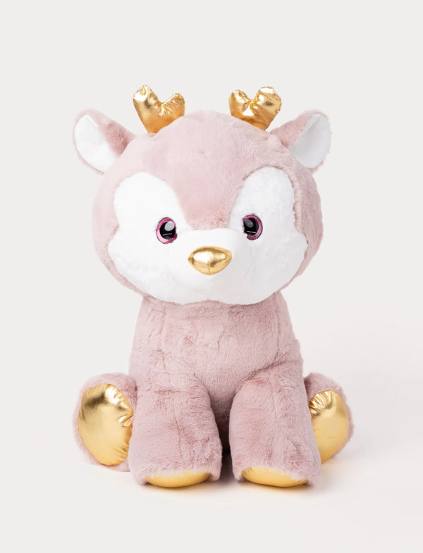 瑞典 Teddykompaniet - Ronja, Deer, Large 65cm 夢幻玫瑰粉梅花鹿（預購中）