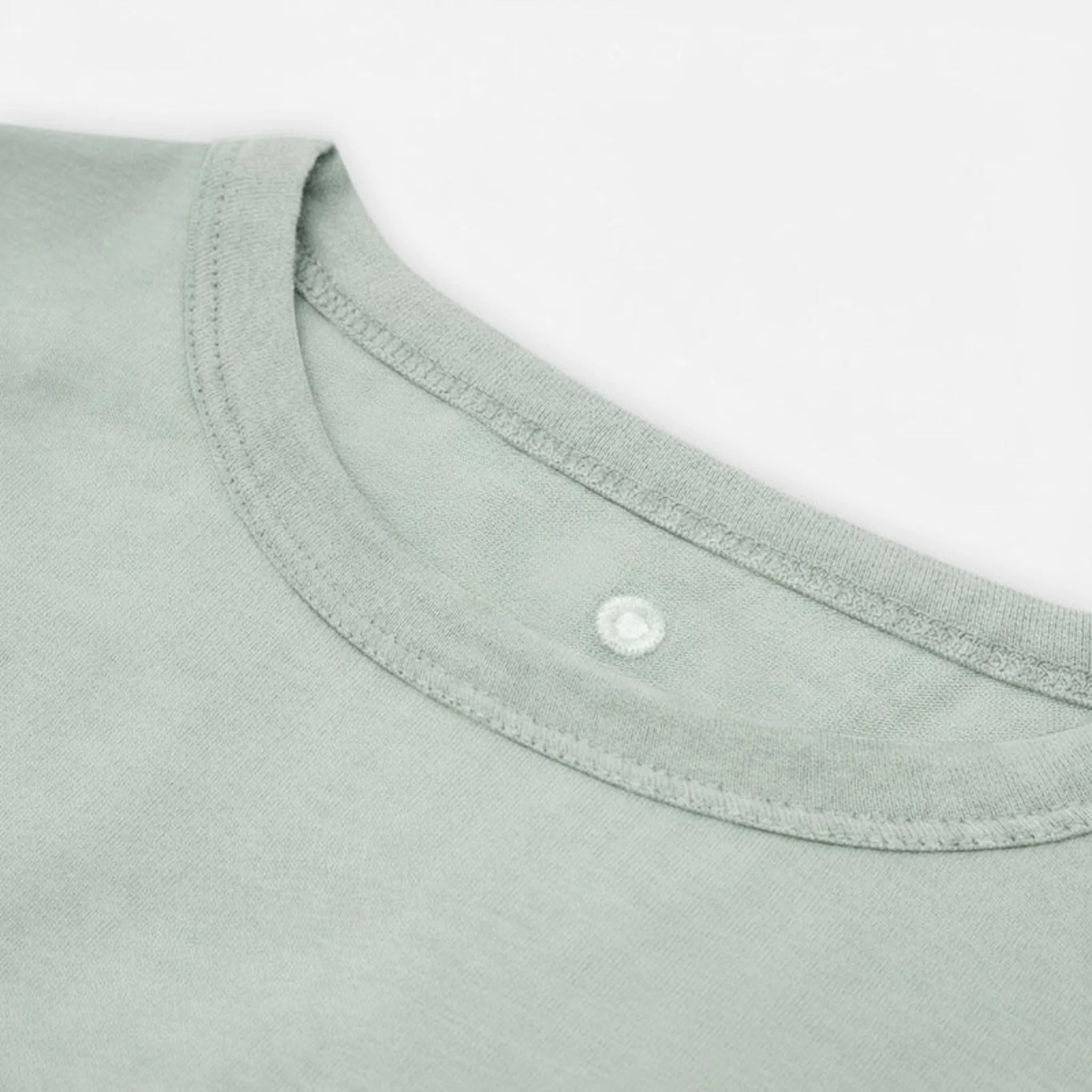 Orbasics 100%有機棉短袖 T-shirt - Aqua Grey ❘ 現貨尺寸: 2Y~12Y