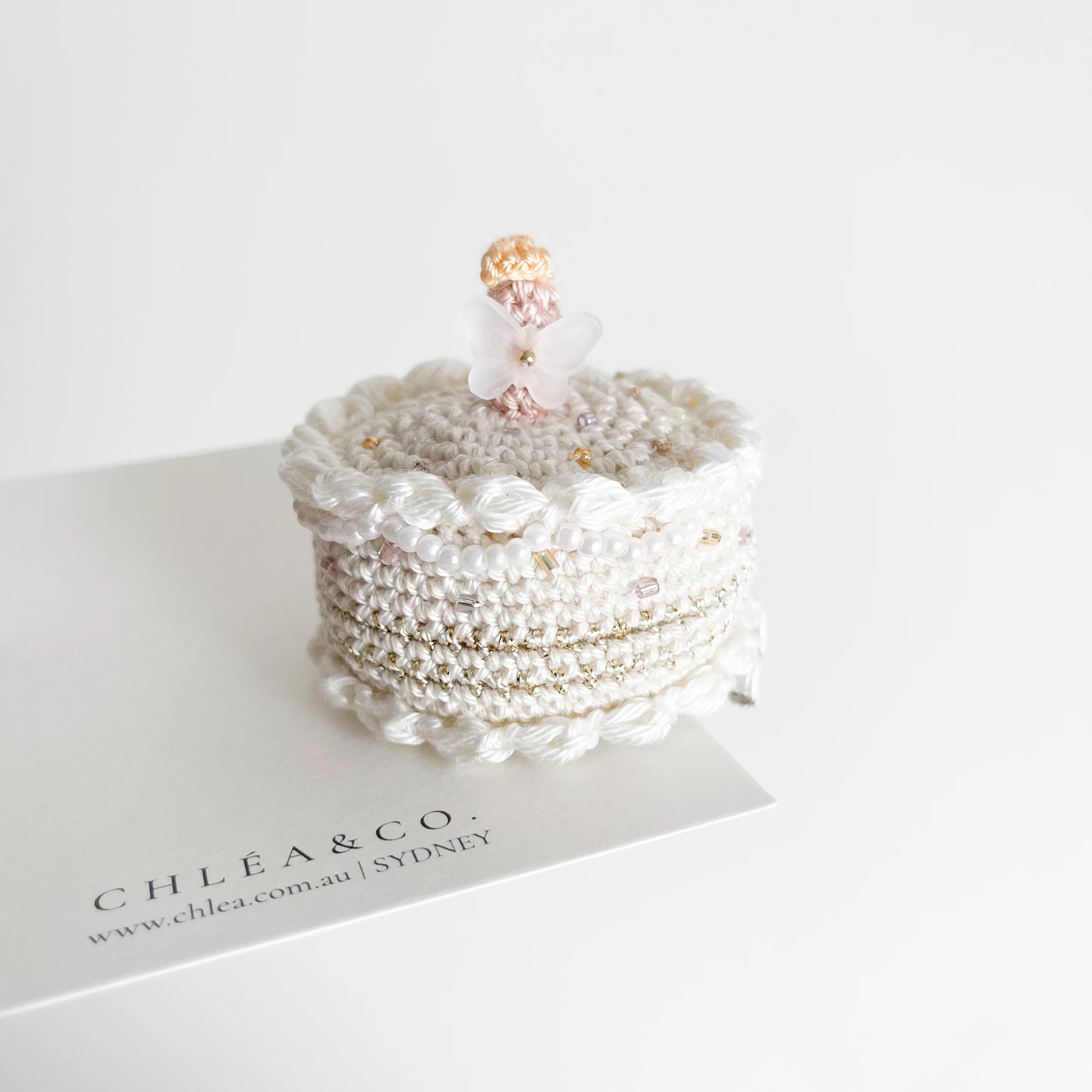 Birthday Cake Crochet Clip - Chléa & Co