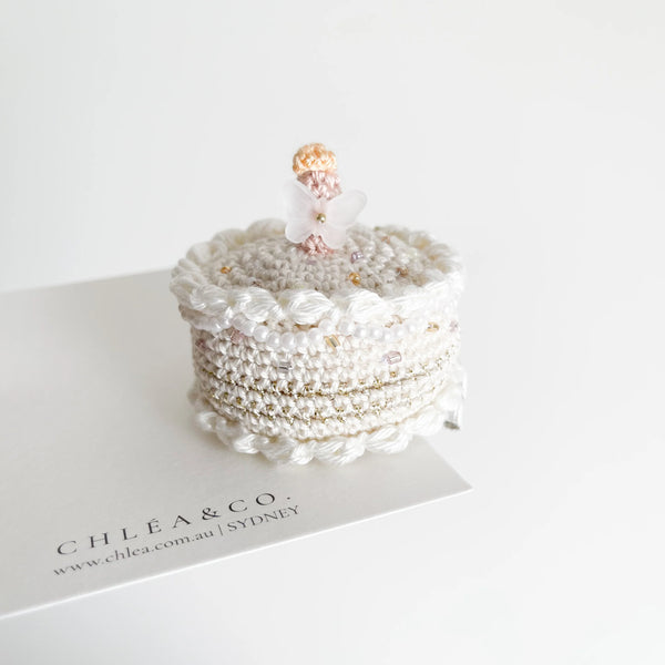 Birthday Cake Crochet Clip - Chléa & Co