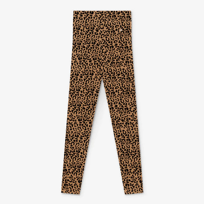 Orbasics 大人版 有機棉 All Day Leggings 豹紋 S /M/ L