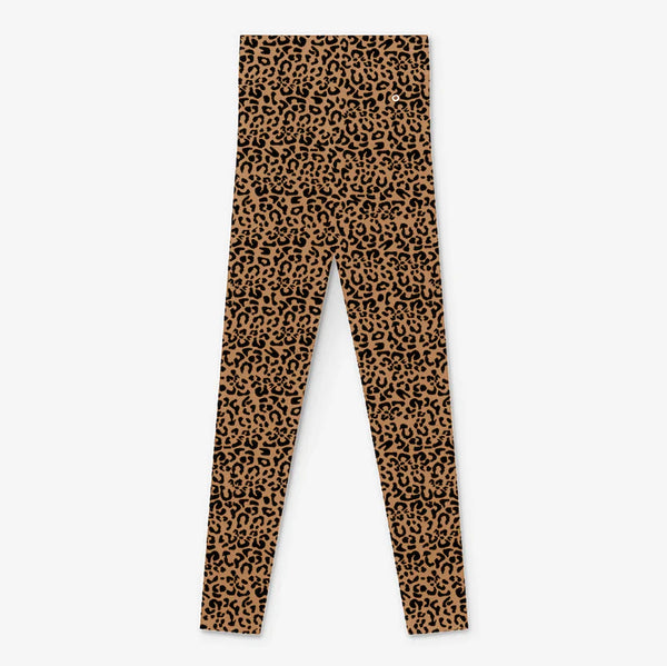 Orbasics 大人版 有機棉 All Day Leggings 豹紋 S /M/ L
