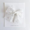 Autumn Lace Bow | Hair Clip