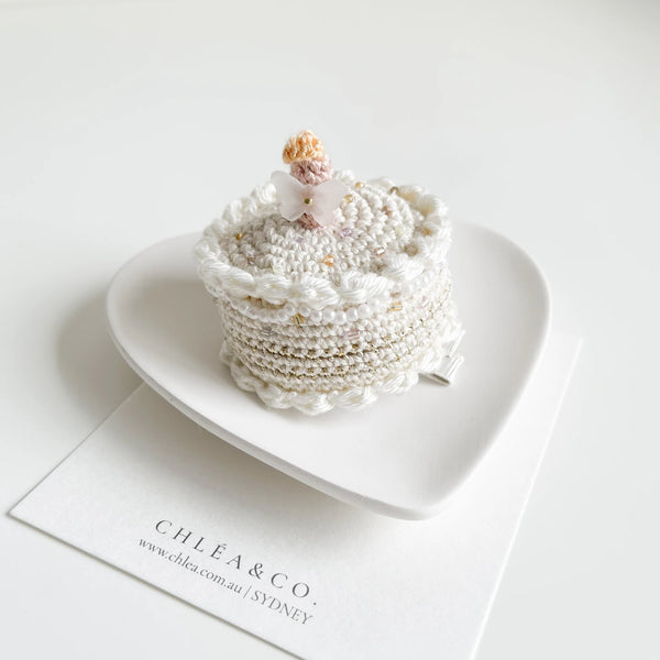 Birthday Cake Crochet Clip - Chléa & Co
