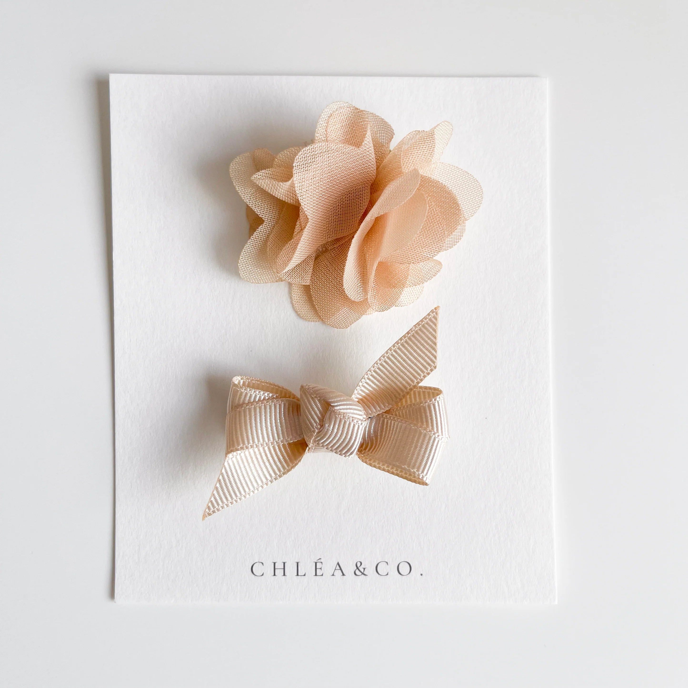 Chiffon Rose | Hair Clip