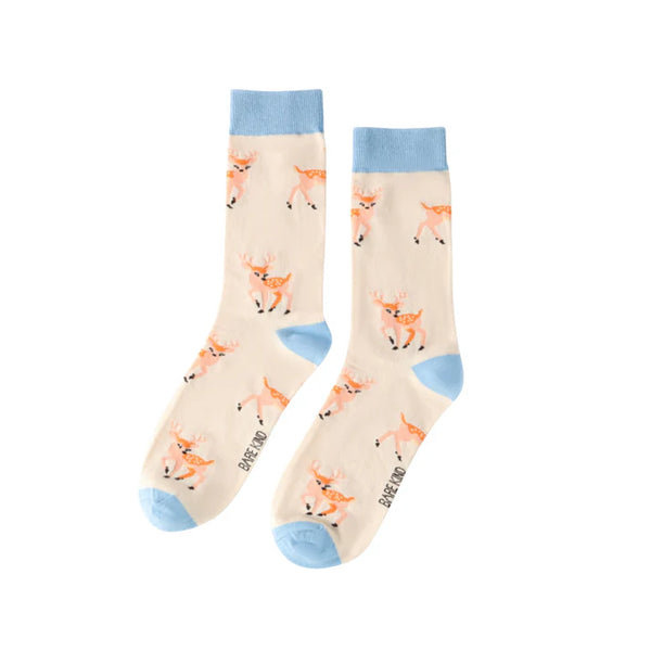 Bare Kind 竹纖維襪 - 梅花鹿 (成人)
