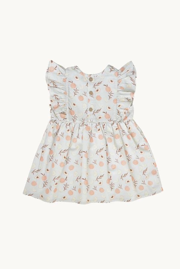 Dina Dress - Peach Pattern