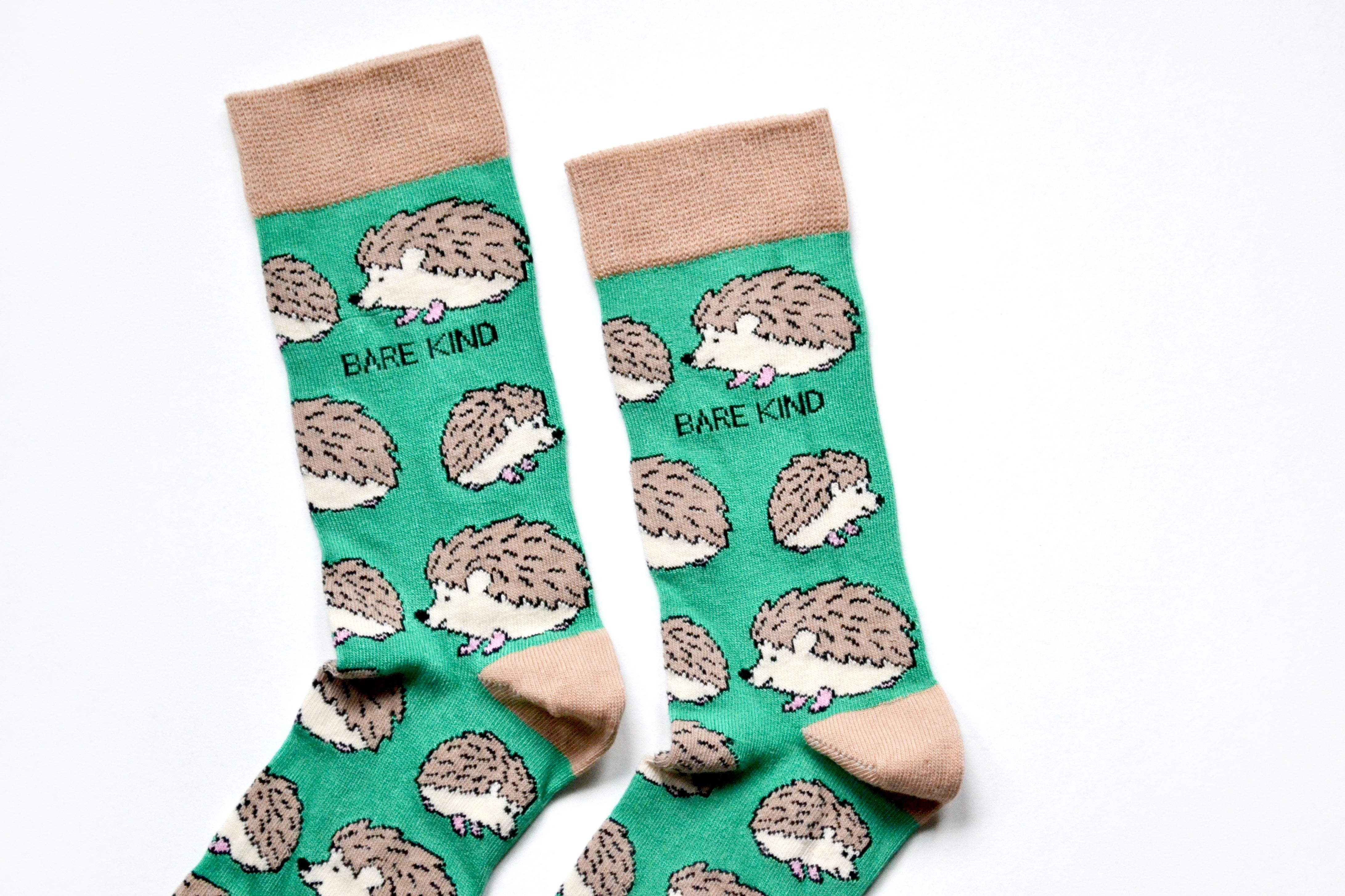 Bare Kind 竹纖維襪 - 刺蝟 (成人)