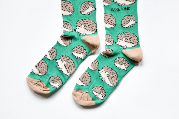 Bare Kind 竹纖維襪 - 刺蝟 (成人)