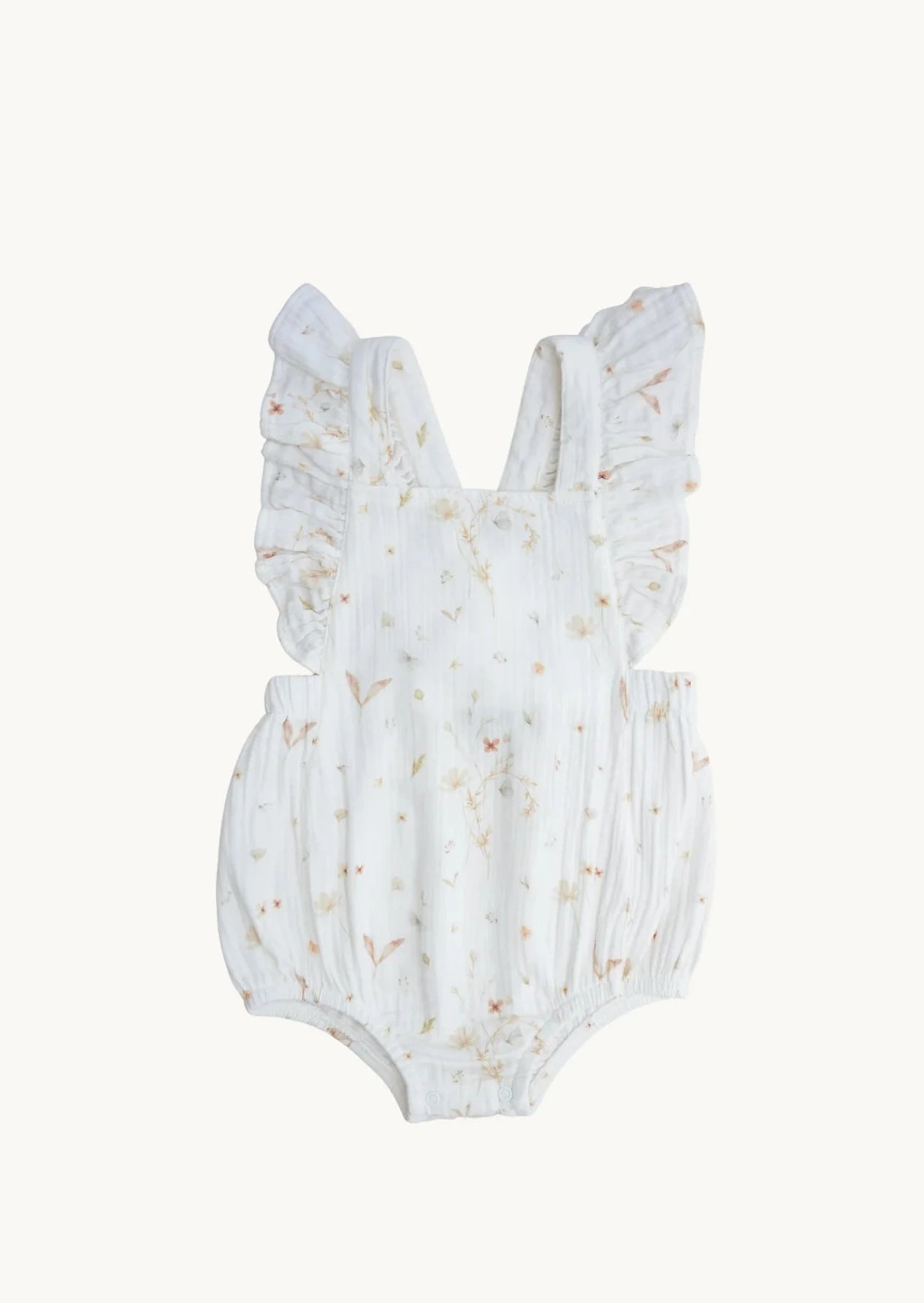 Luna Romper - White