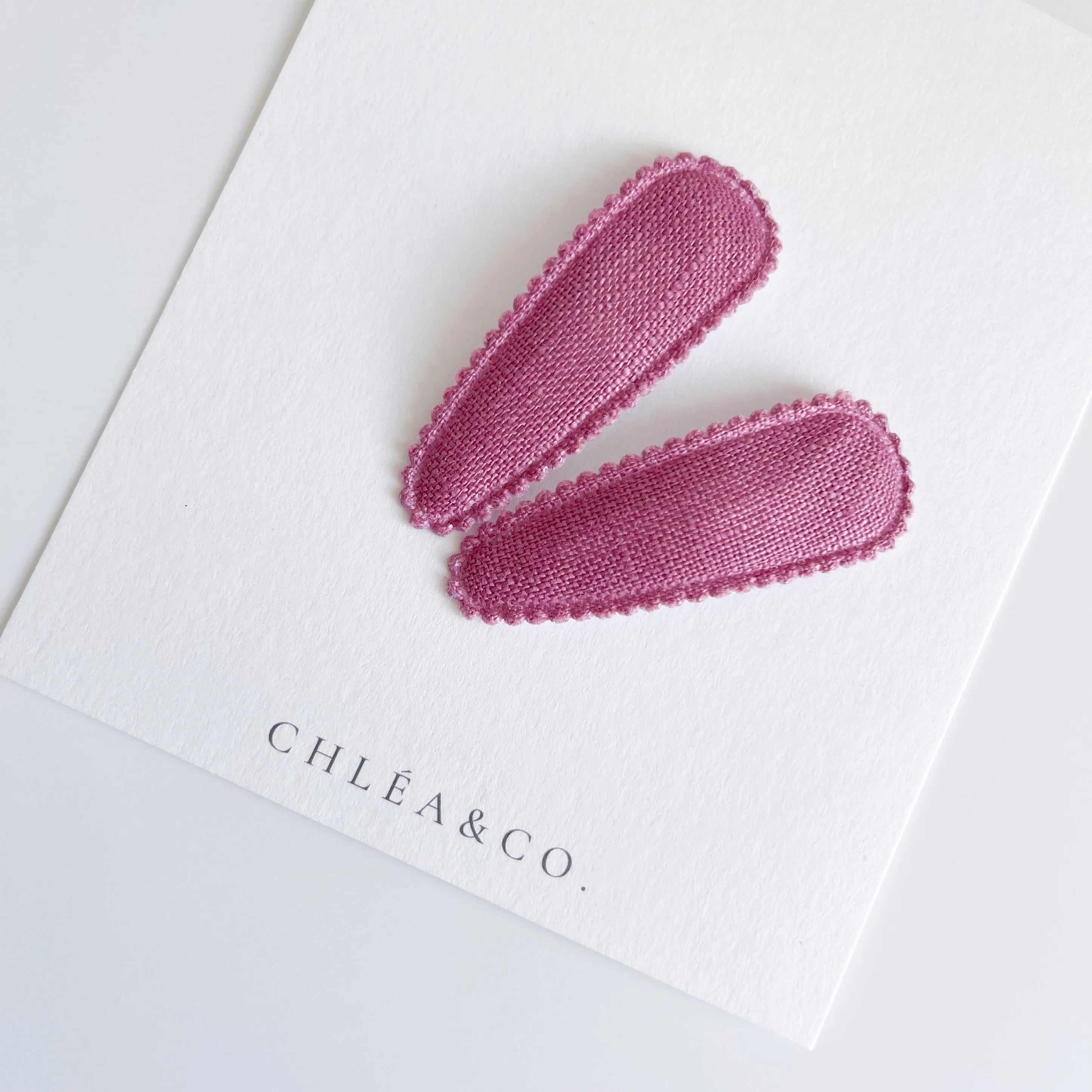Magenta | Fabric Hair Clip