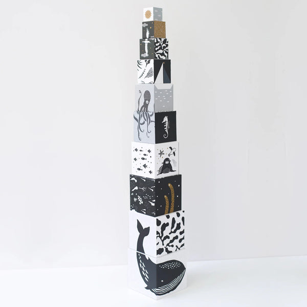 趣味套疊積木 - 海洋動物 Wee Gallery (預購優惠)
