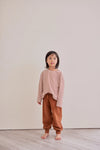 有機棉寬版條紋長袖上衣 - Orbasics Boxy Longsleeve