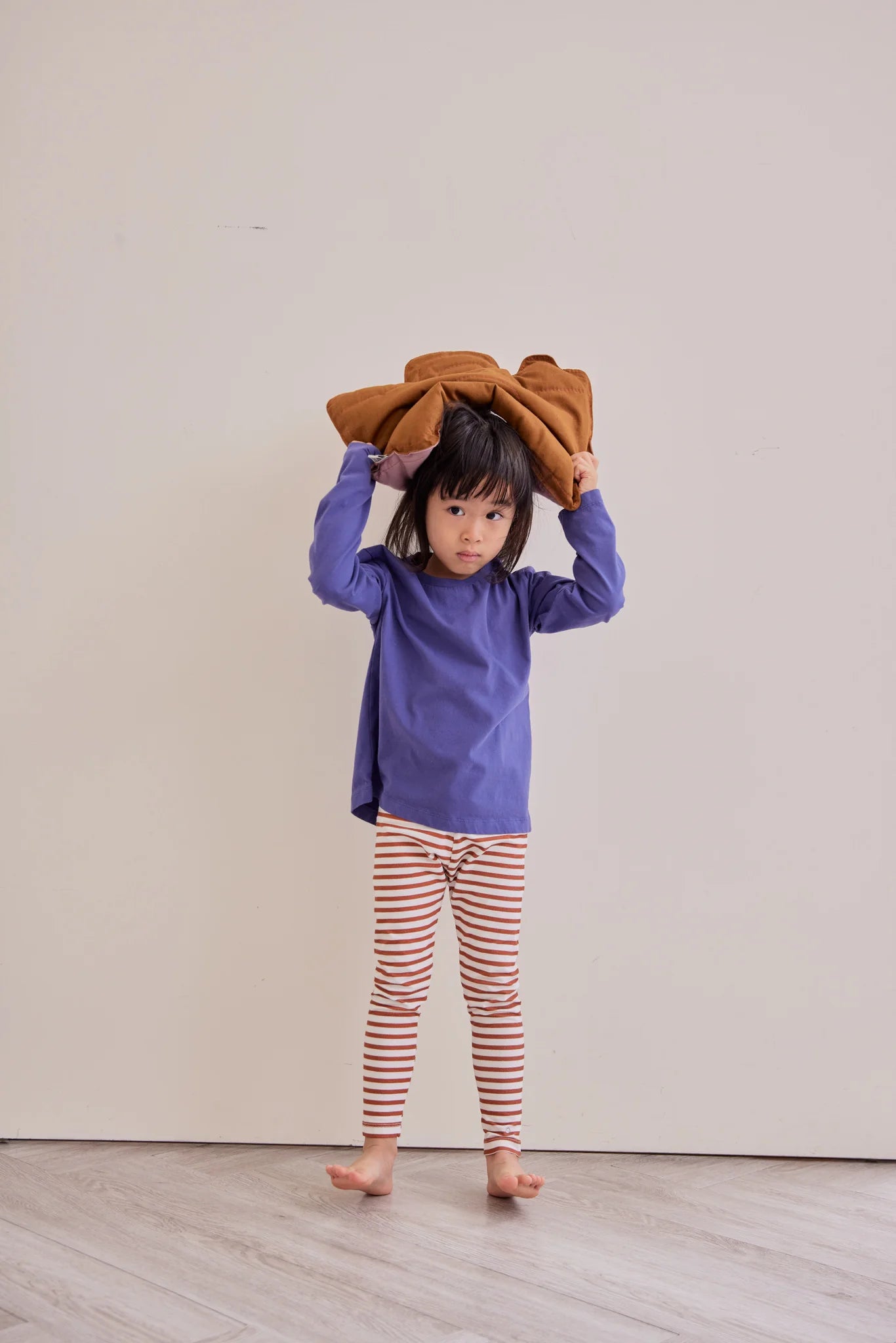 有機棉長袖上衣  墨藍莓色 - Orbasics Mighty Longsleeves-Inkberry
