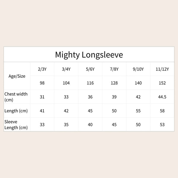 有機棉長袖上衣 灰 - Orbasics Mighty Longsleeves