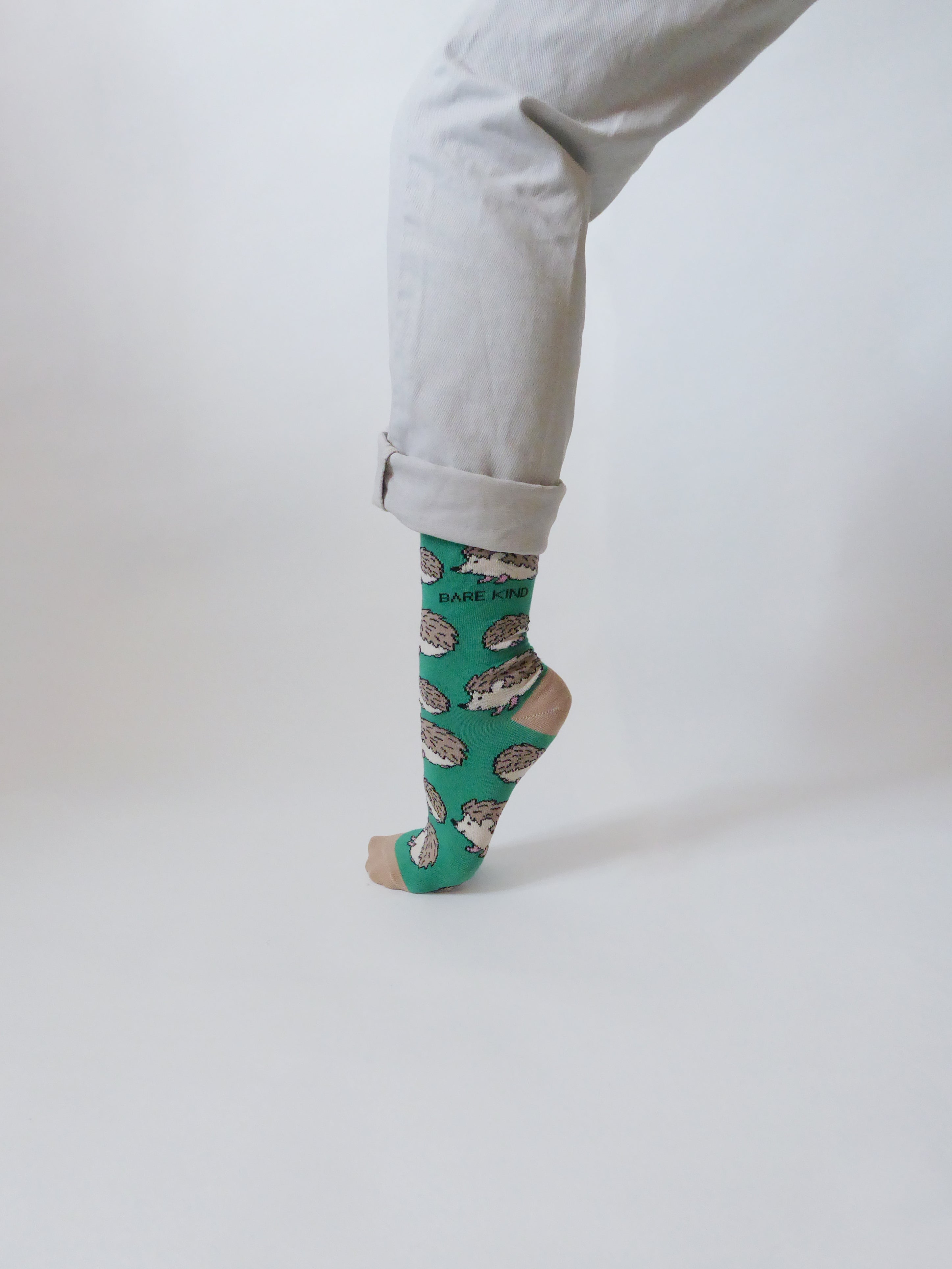 Bare Kind 竹纖維襪 - 刺蝟 (成人)