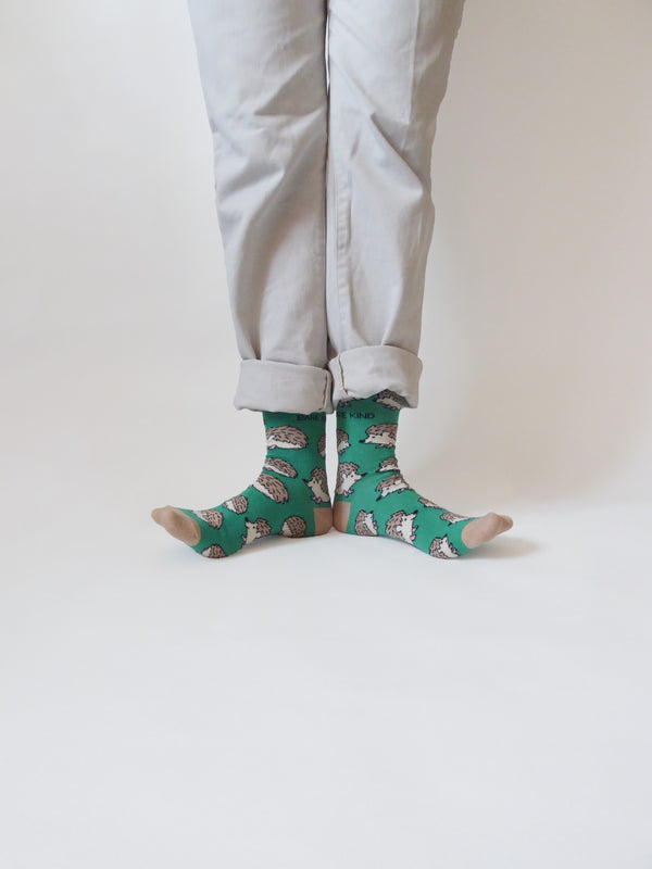 Bare Kind 竹纖維襪 - 刺蝟 (成人)