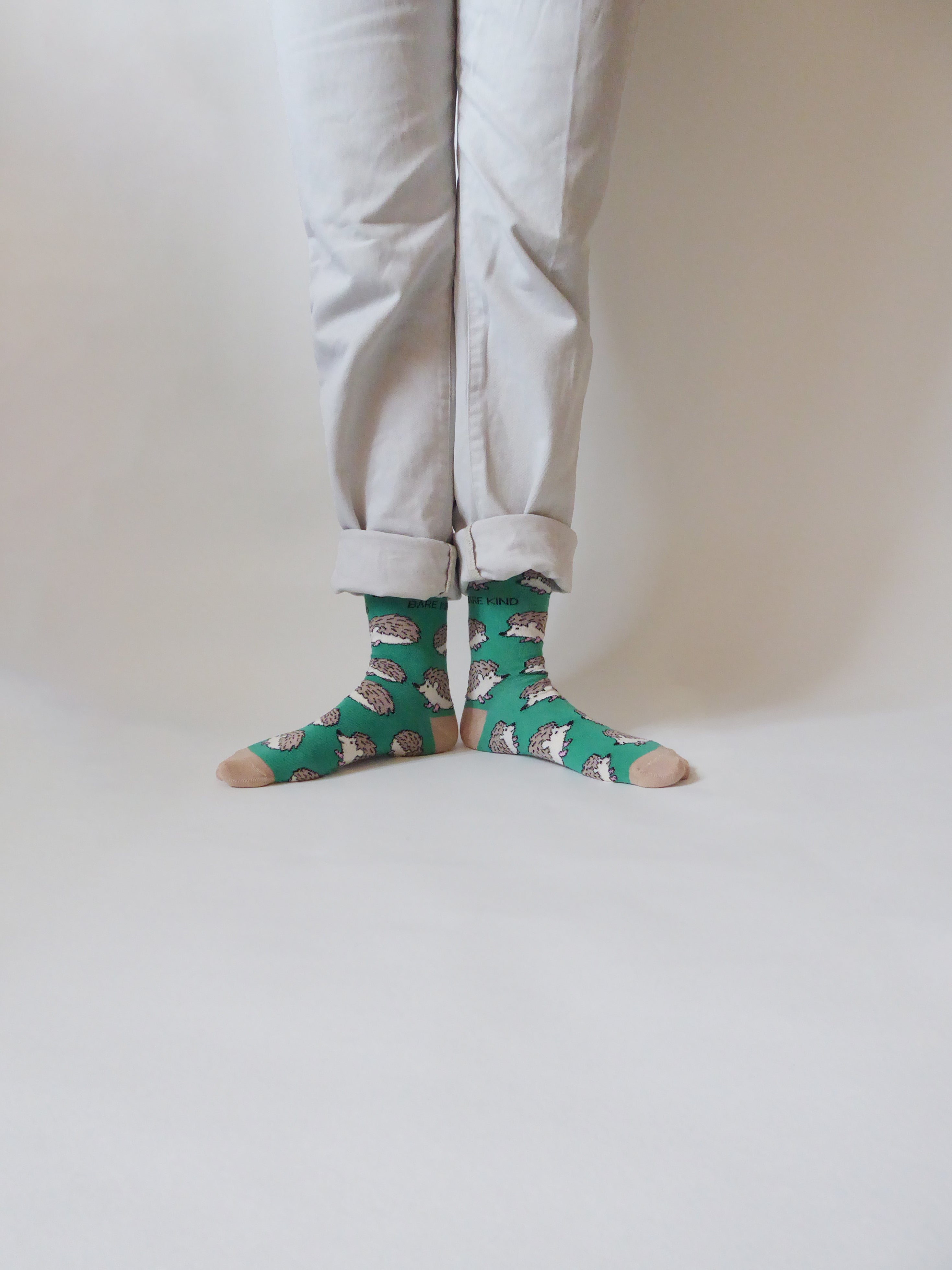 Bare Kind 竹纖維襪 - 刺蝟 (成人)