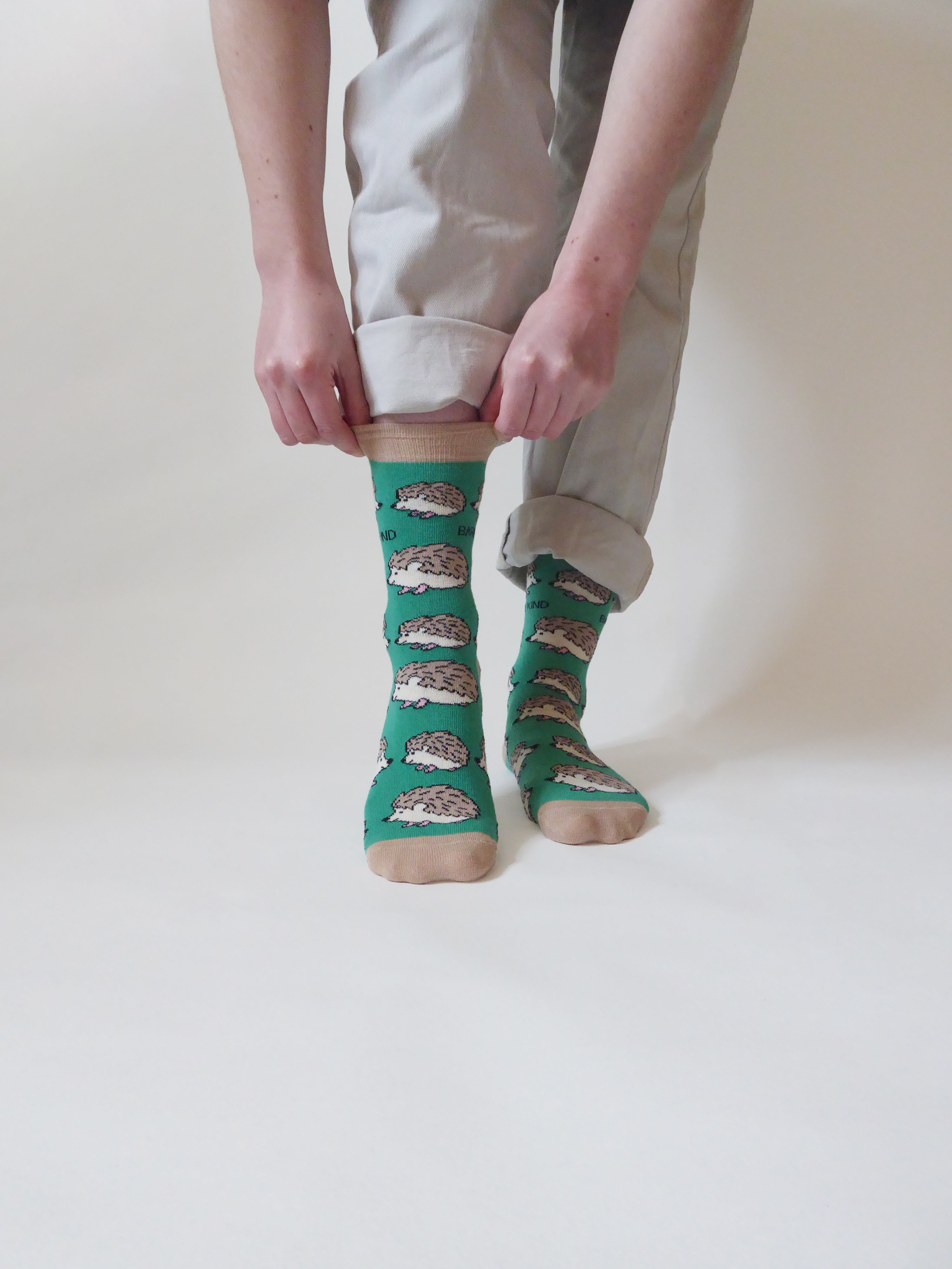 Bare Kind 竹纖維襪 - 刺蝟 (成人)