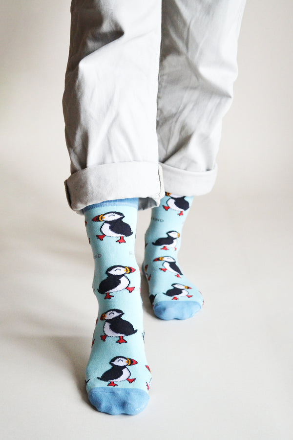 Bare Kind 竹纖維襪 - 海鸚 Blue (成人)