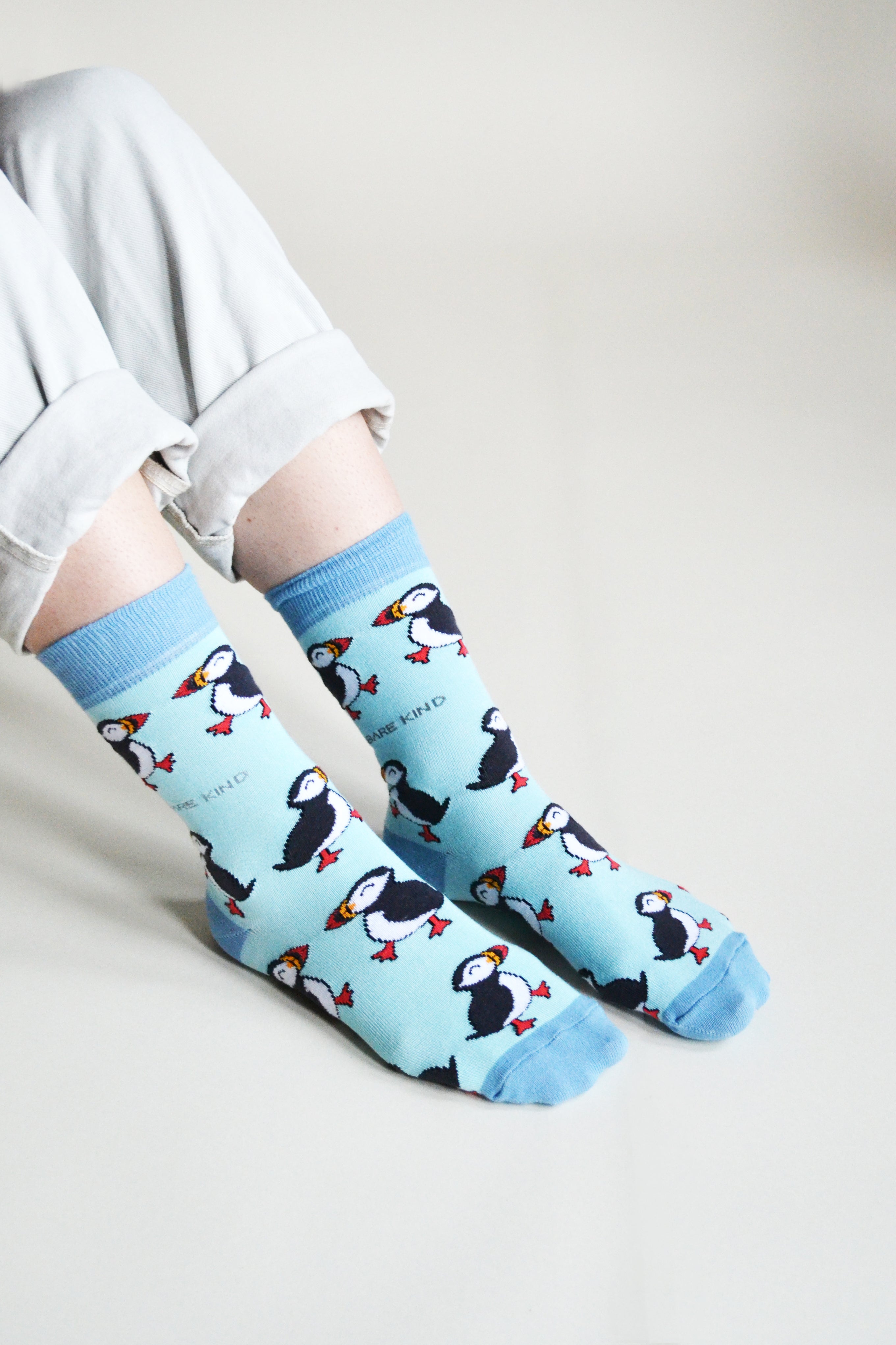 Bare Kind 竹纖維襪 - 海鸚 Blue (成人)