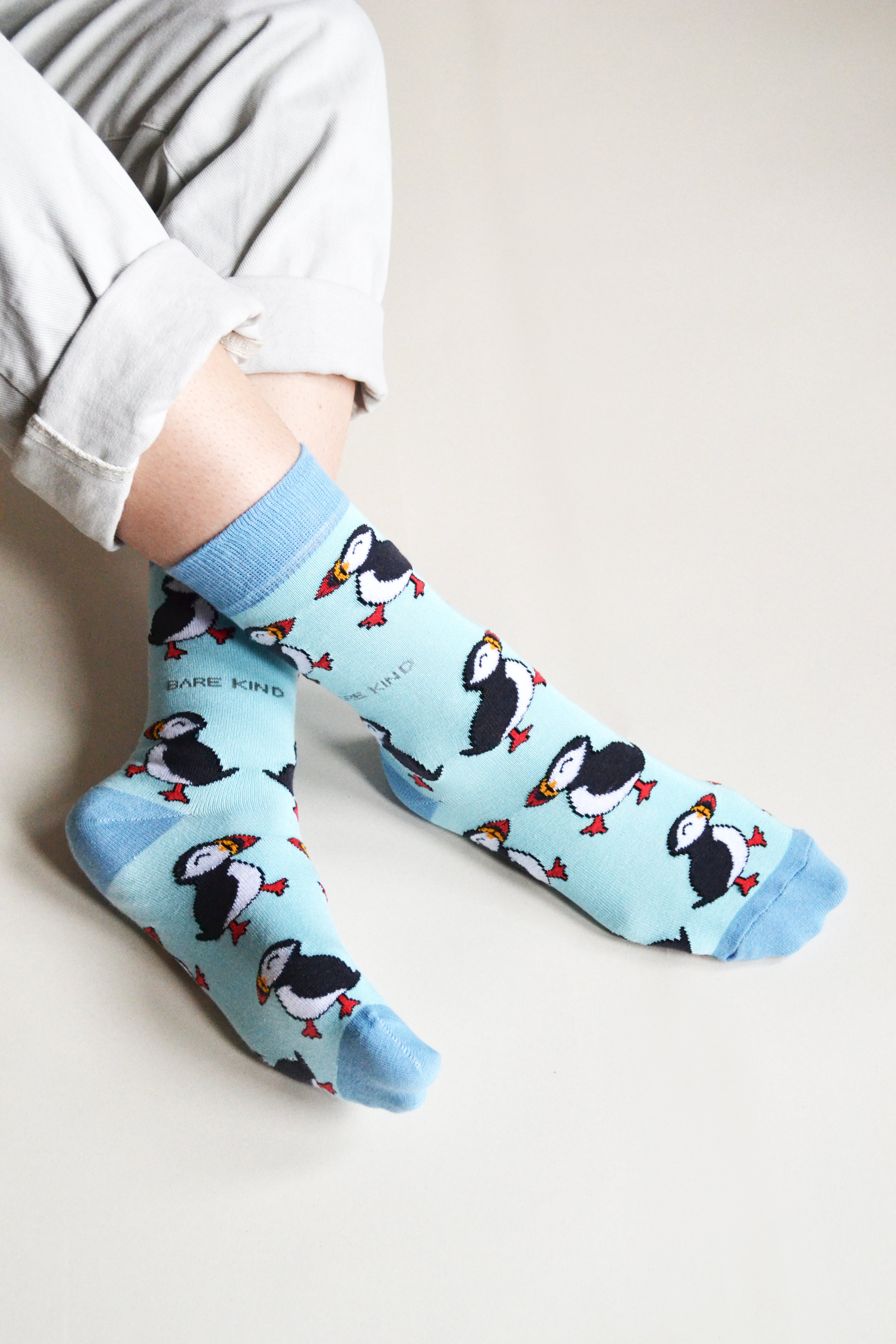 Bare Kind 竹纖維襪 - 海鸚 Blue (成人)